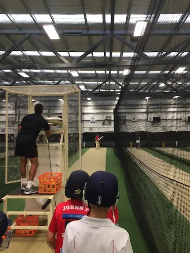 Batting practice in nets cricket program 385w 1